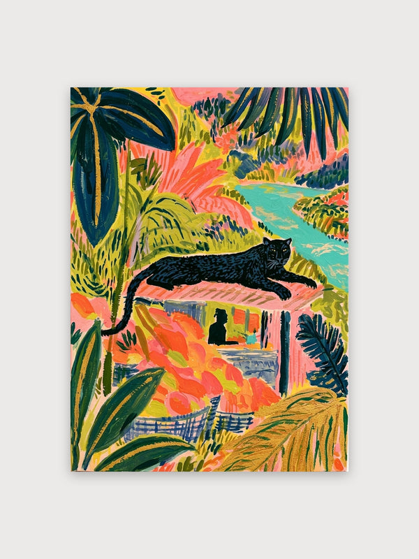 Black Panther Jungle Paradise - Digital Download