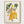 Whimsical Lemon Head Woman Watercolor Painting poster in oak frame