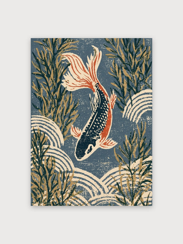 Koi Fish Underwater Garden - Digital Download