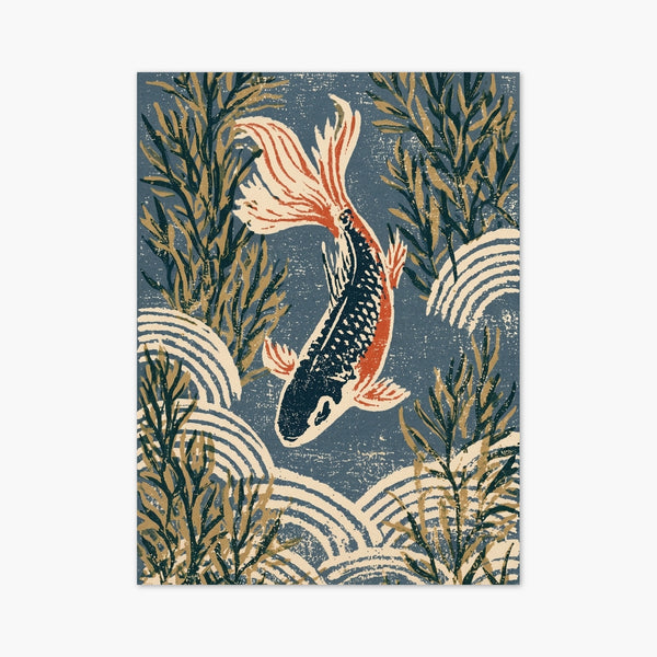 Koi Fish Wall Art art print