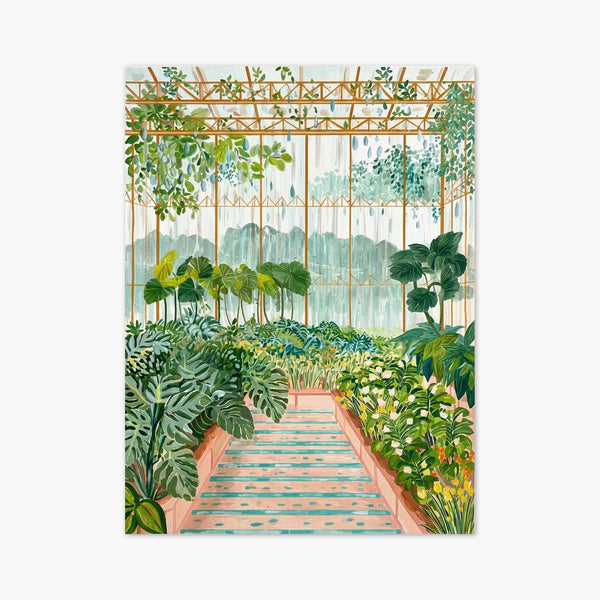 Greenhouse Garden Print art print