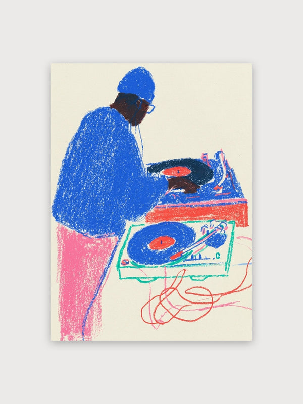 DJ Vinyl Record Pop Art - Digital Download