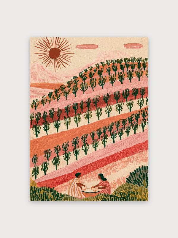 Desert Cactus Landscape Boho - Digital Download