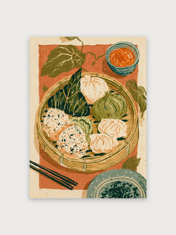 Vintage Asian Kitchen Basket Still Life - Digital Download