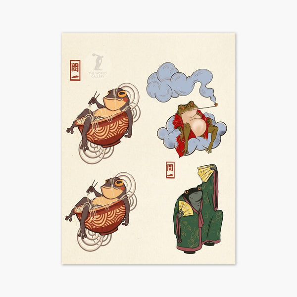Frog Poster art print