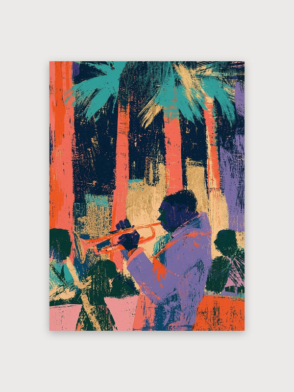 Pop Art Jazz Musician Urban - Digital Download