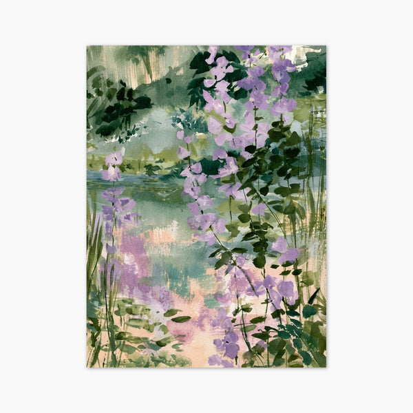 Watercolor Landscape Print art print