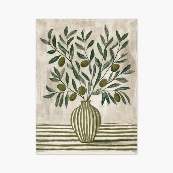Olive Branch Still Life Print art print