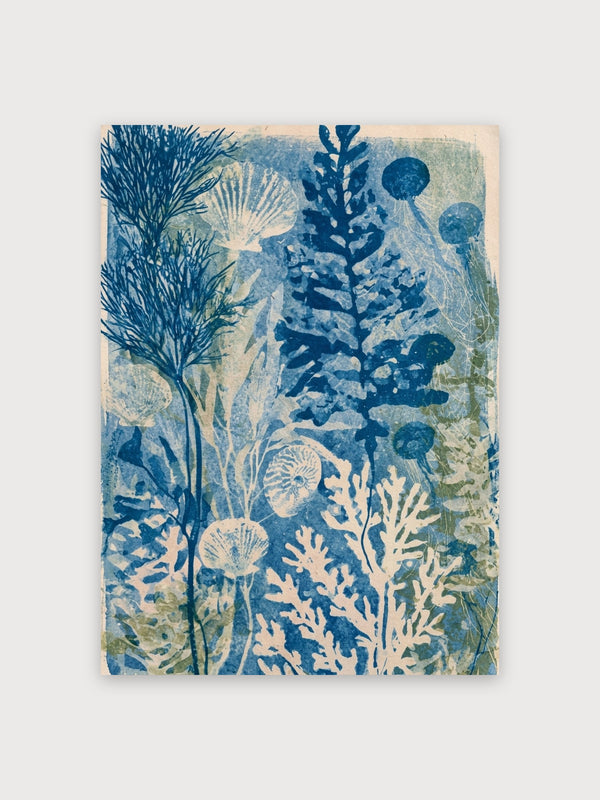 Underwater Botanical Japanese Print - Digital Download