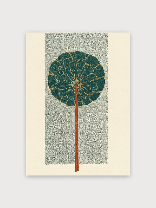 Art Nouveau Botanical Flower Study - Digital Download