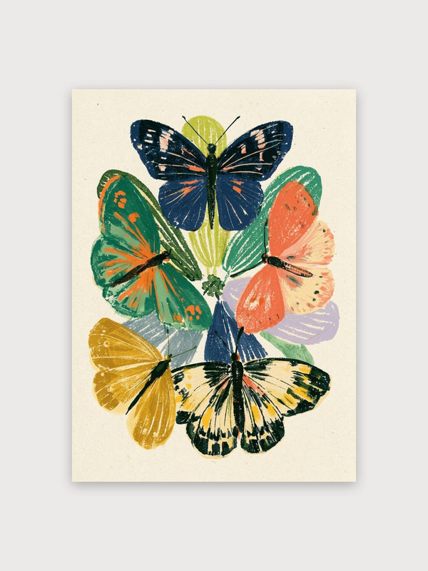 Vintage Butterfly Botanical Study - Digital Download