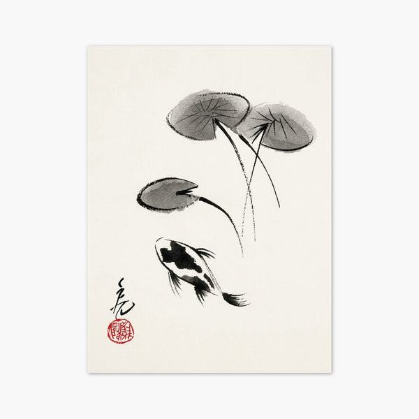 Koi Fish Wall Art art print