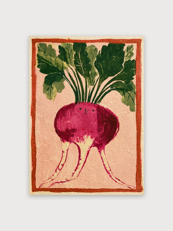 Vintage Beet Botanical Print - Digital Download