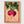 Whimsical Beet Root Folk Art Print poster in oak frame