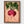 Whimsical Beet Root Folk Art Print poster in black frame