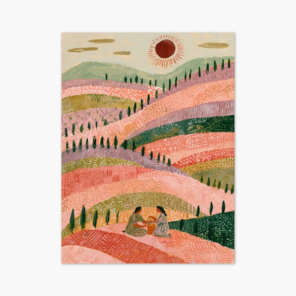 Countryside Landscape Wall Art art print