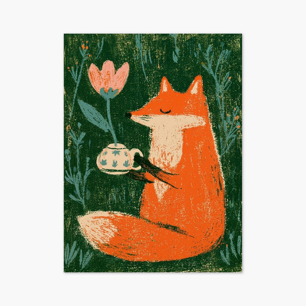 Fox Art Print art print