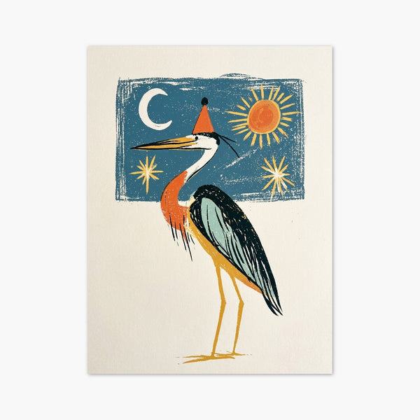 Blue Heron Wall Art art print