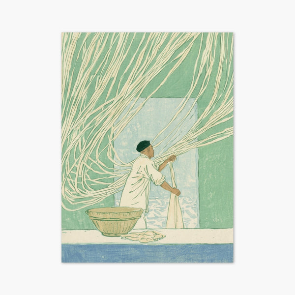Vintage Folk Art Print art print