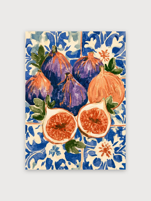 Figs And Florals Botanical Art - Digital Download