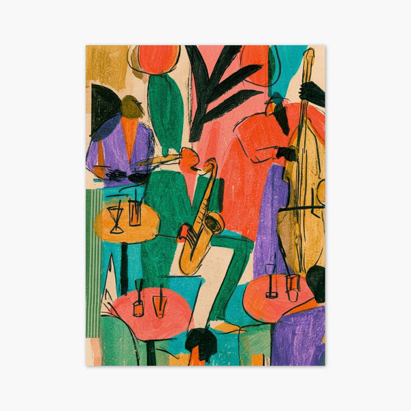 Jazz Club Poster art print