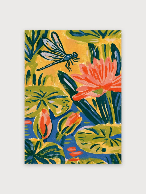 Dragonfly Wildflower Garden - Digital Download
