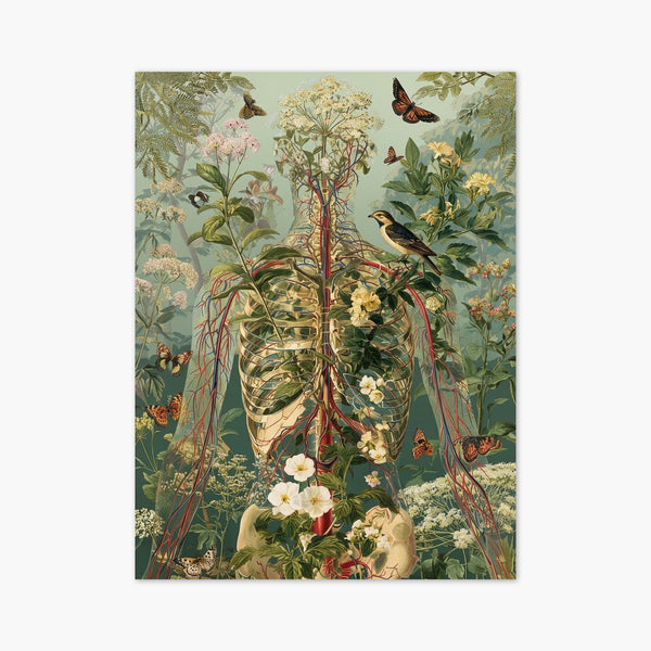 Vintage Anatomical Botanical Art art print