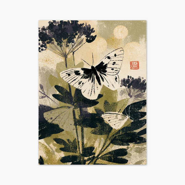 Japanese Butterfly Art Print art print