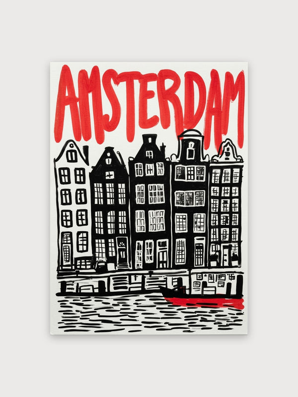 Amsterdam Canal Houses Vintage - Digital Download