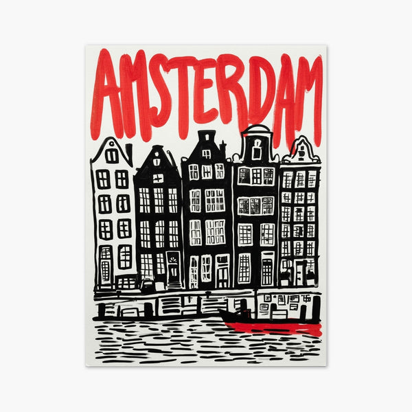 Amsterdam Travel Poster art print