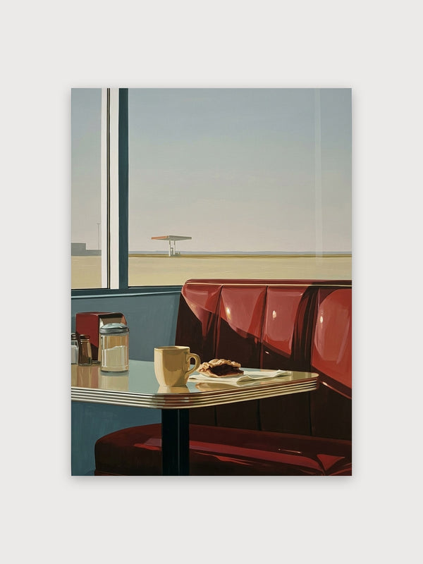 Mid Century Diner Window - Digital Download