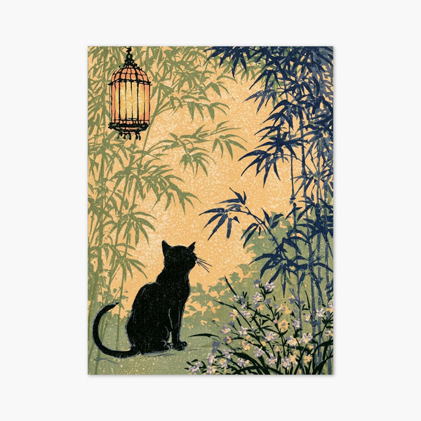 Black Cat Art Print art print