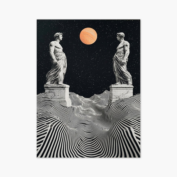 Kinetic Wall Art Statues art print