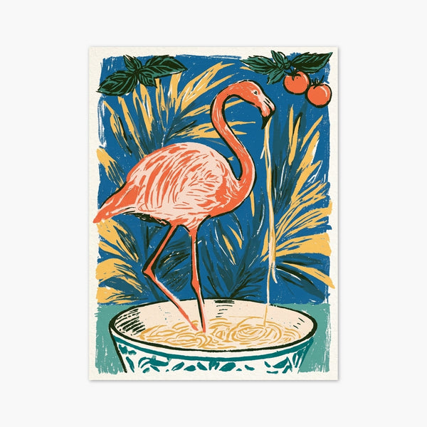Flamingo Poster art print