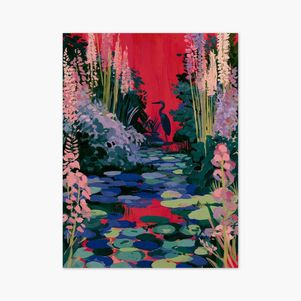 Blue Heron Wall Art art print