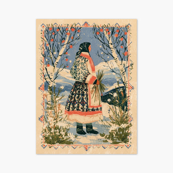 Russian Folk Art Print art print