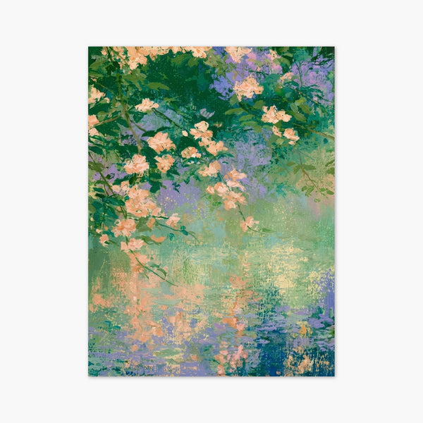 Watercolor Flowers Garden Print art print