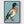 Duck Print poster in black frame