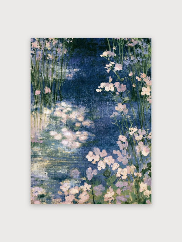Impressionist Water Garden Flowers - Digital Download