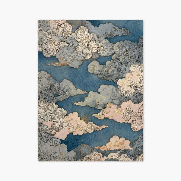 Japanese Cloud Sky Print art print