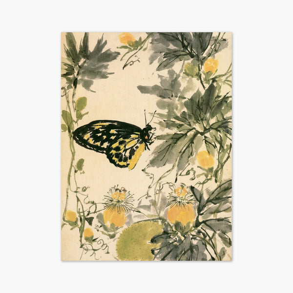 Monarch Butterfly Watercolor Print art print