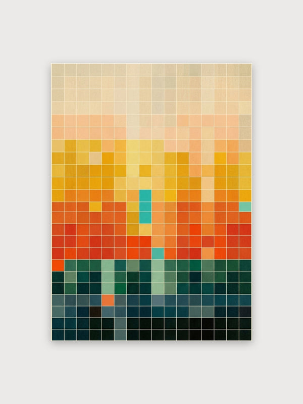 Abstract Color Grid Modern - Digital Download