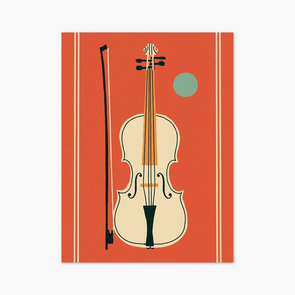 Violin Wall Art art print