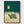 Turtle Lantern Print poster in black frame