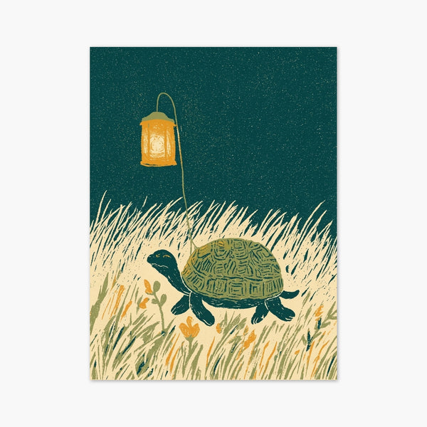 Turtle Lantern Print art print