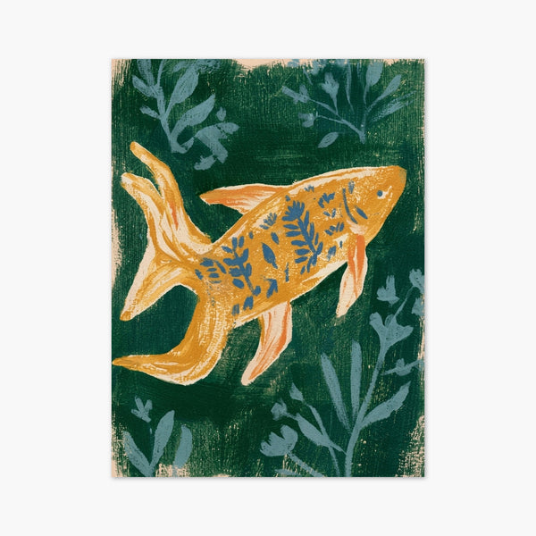 Koi Fish Wall Art art print