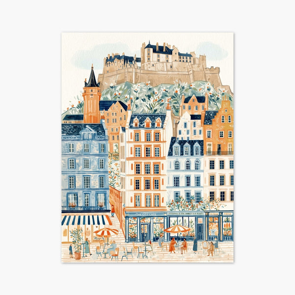 Edinburgh Castle Poster art print
