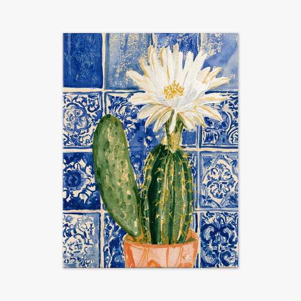 Cactus Wall Art Watercolor Painting art print