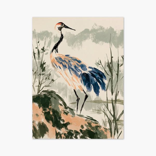 Crane Art Print art print
