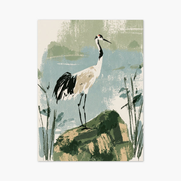 Crane Wall Art art print
